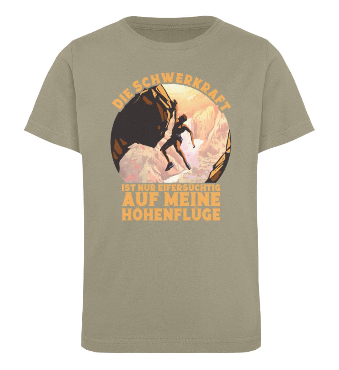 Die Schwerkraft ist eifersüchtig - Kinder Bio Shirt Khaki 9/11 (134/146) 