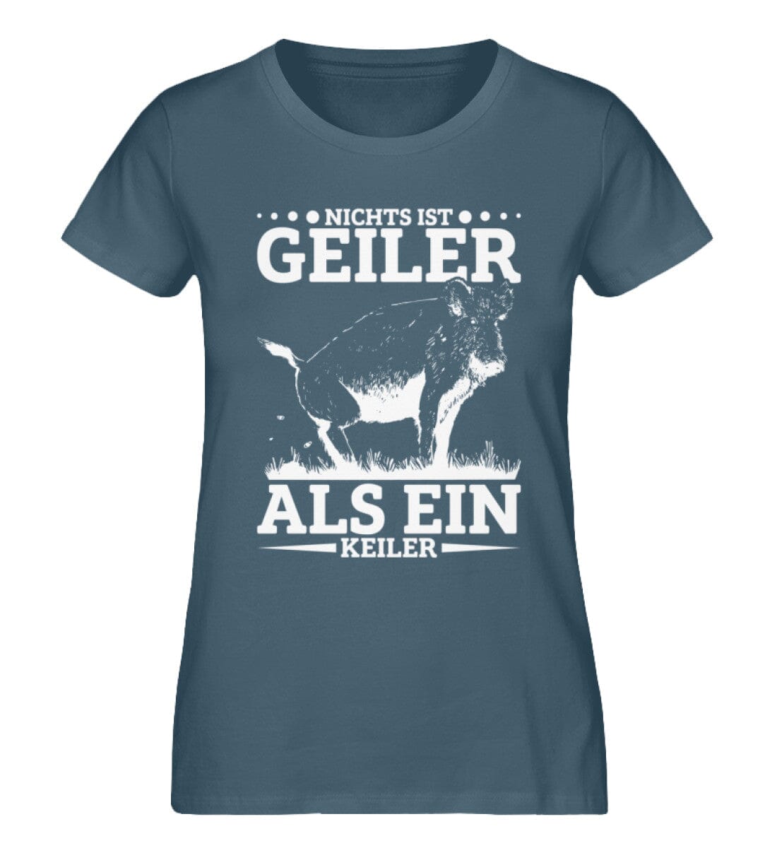 Nichts ist geiler als ein Keiler - Damen Premium Organic Shirt Stargazer XS 