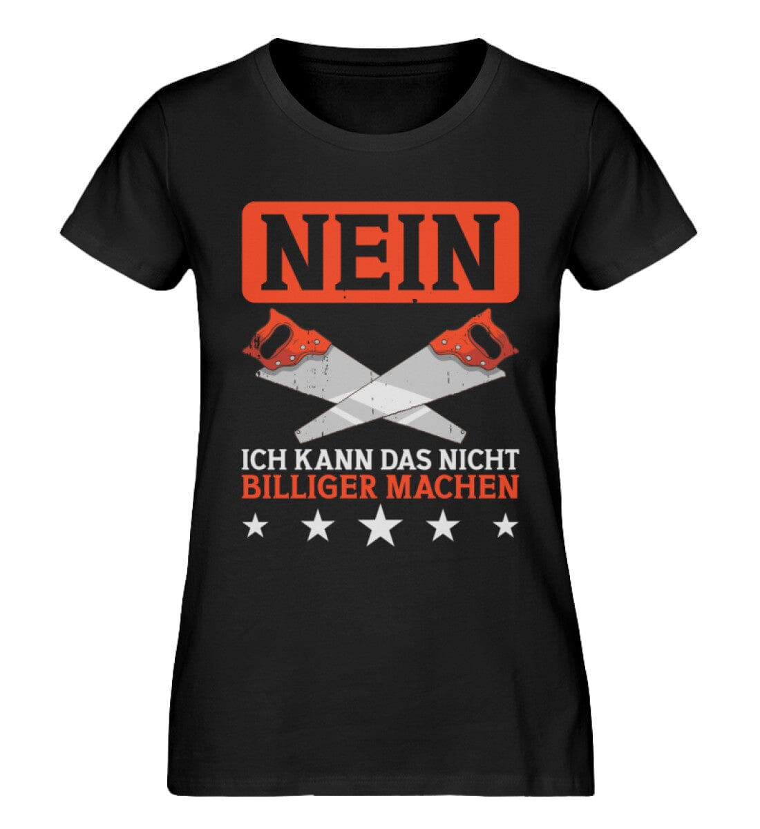 Ich kann das nicht billiger machen - Damen Premium Organic Shirt Black XS 