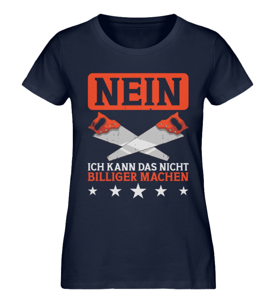 Ich kann das nicht billiger machen - Damen Premium Organic Shirt French Navy XS 