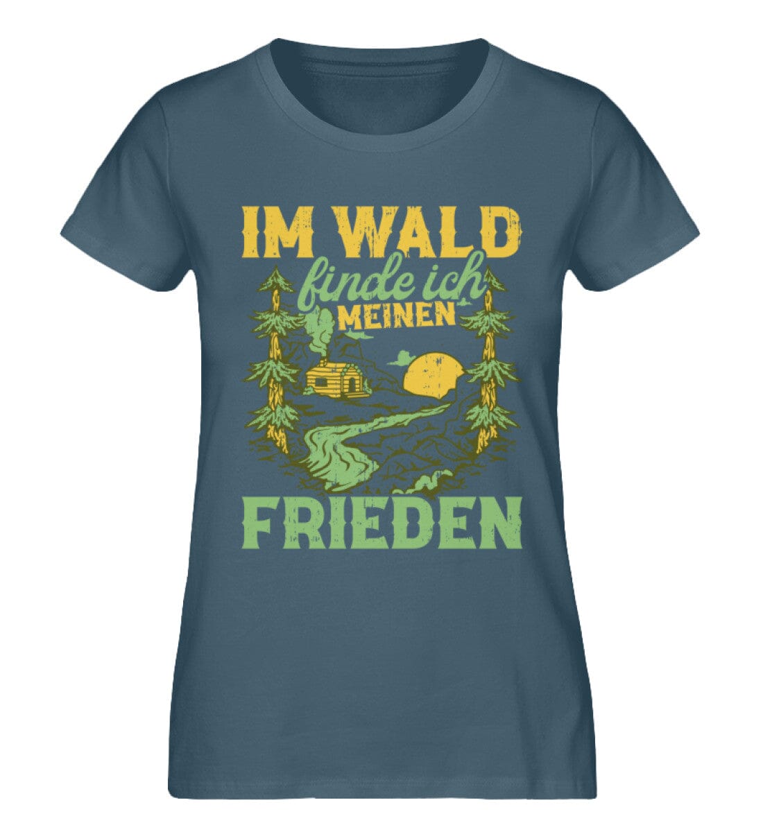 Im Wald finde ich meinen Frieden - Damen Premium Bio Shirt Stargazer XS 