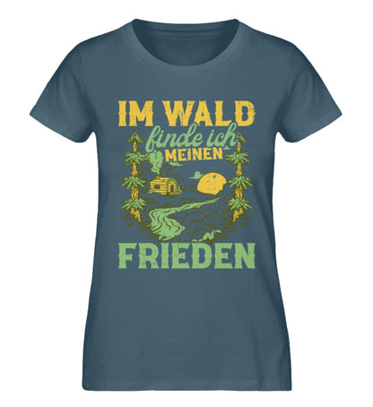 Im Wald finde ich meinen Frieden - Damen Premium Bio Shirt Stargazer XS 