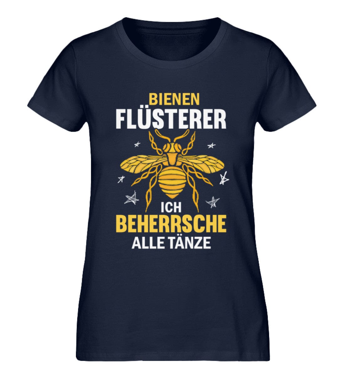 Ich beherrsche alle Bienentänze - Damen Premium Bio Shirt French Navy XS 