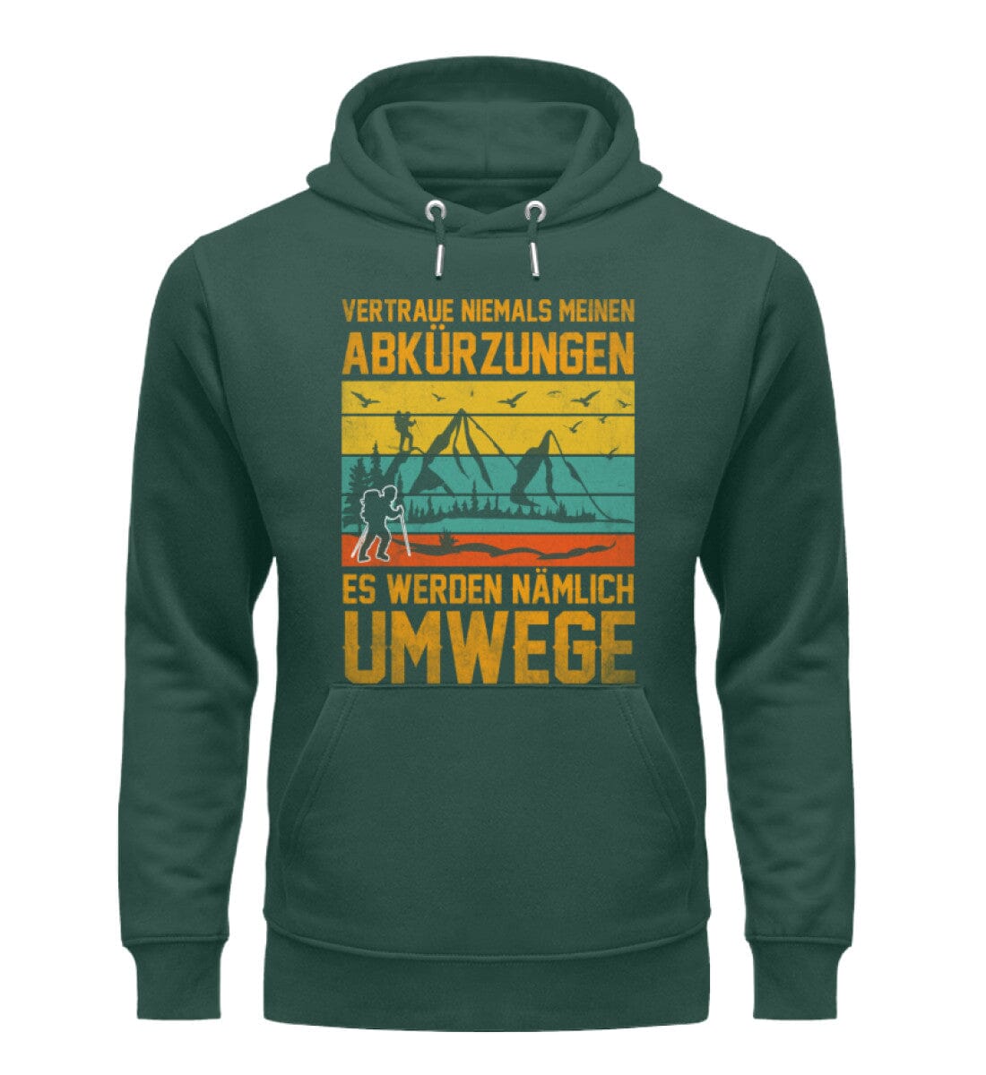 Vertraue niemals meinen Abkürzungen - Unisex Premium Bio Hoodie Glazed Green S 