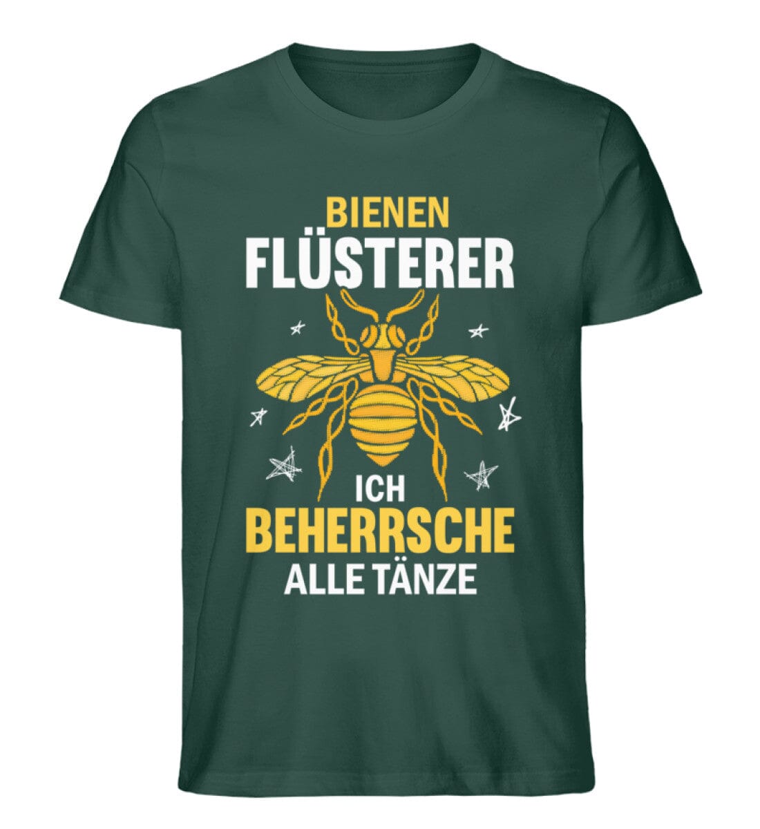 Ich beherrsche alle Bienentänze - Unisex Premium Bio Shirt Glazed Green S 