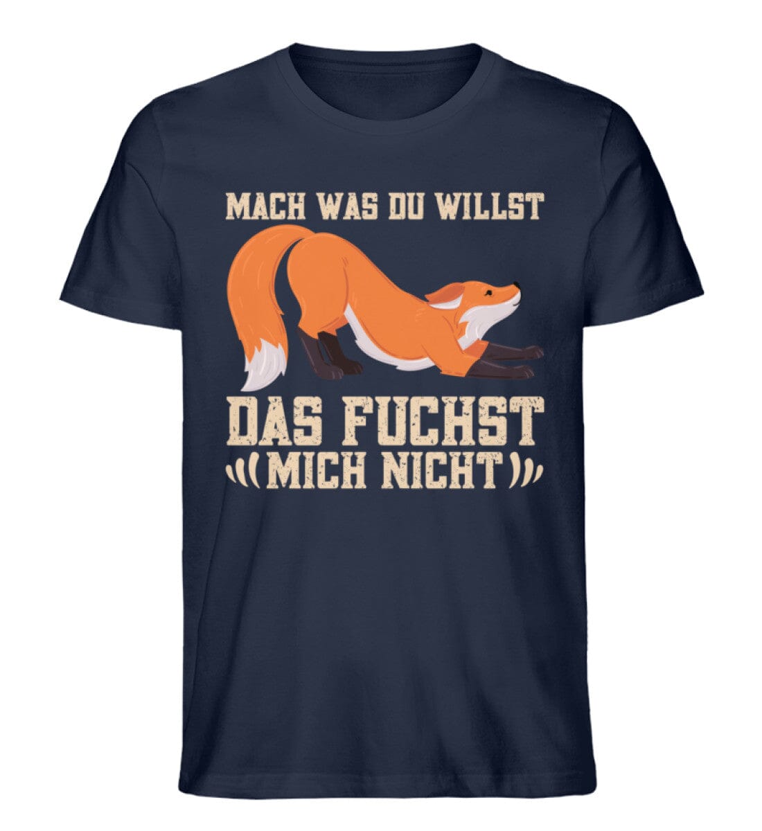 Das Fuchst mich nicht - Unisex Premium Bio Shirt French Navy XS 