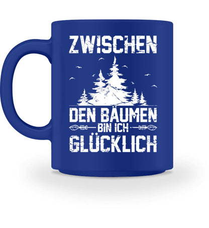 Zwischen den Bäumen bin ich glücklich - Tasse Royal M 