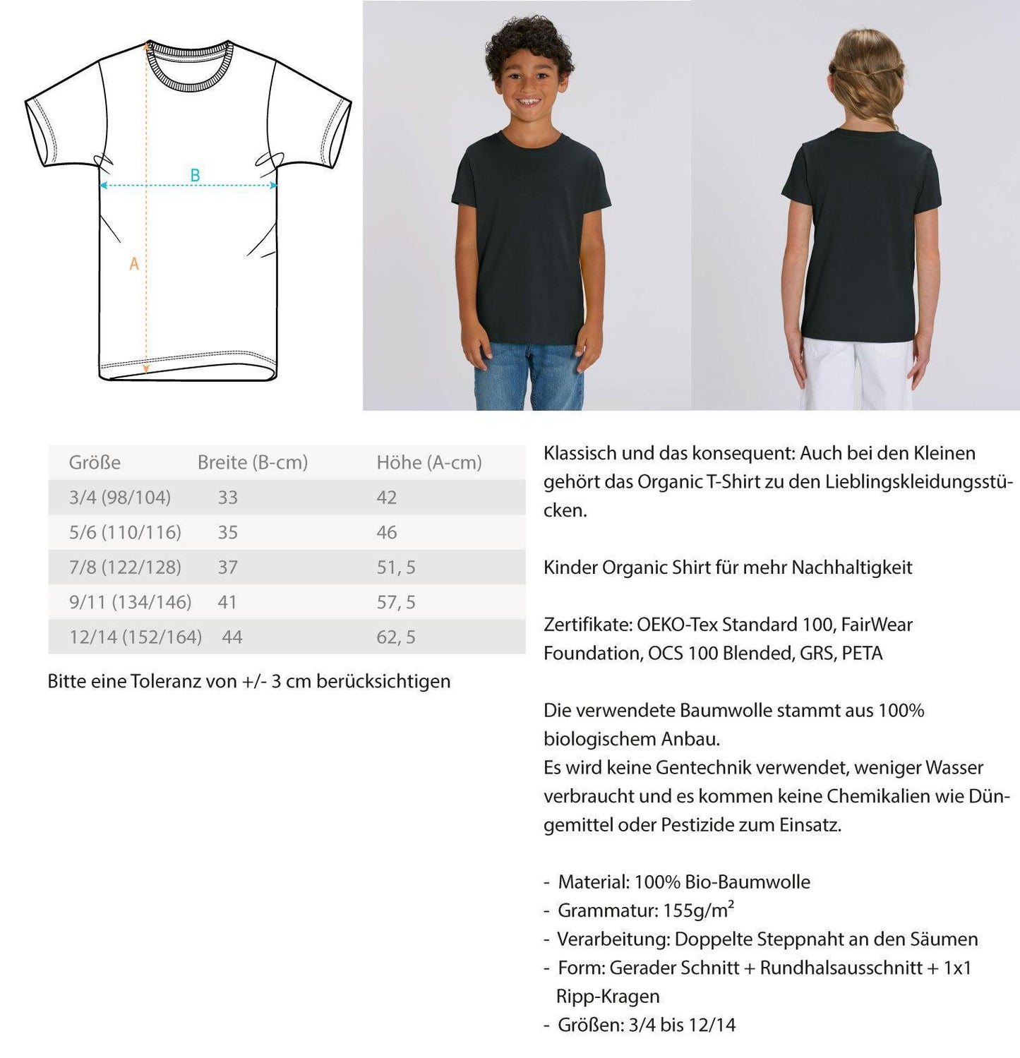 Ein Holzjäger  - Kinder Bio Shirt