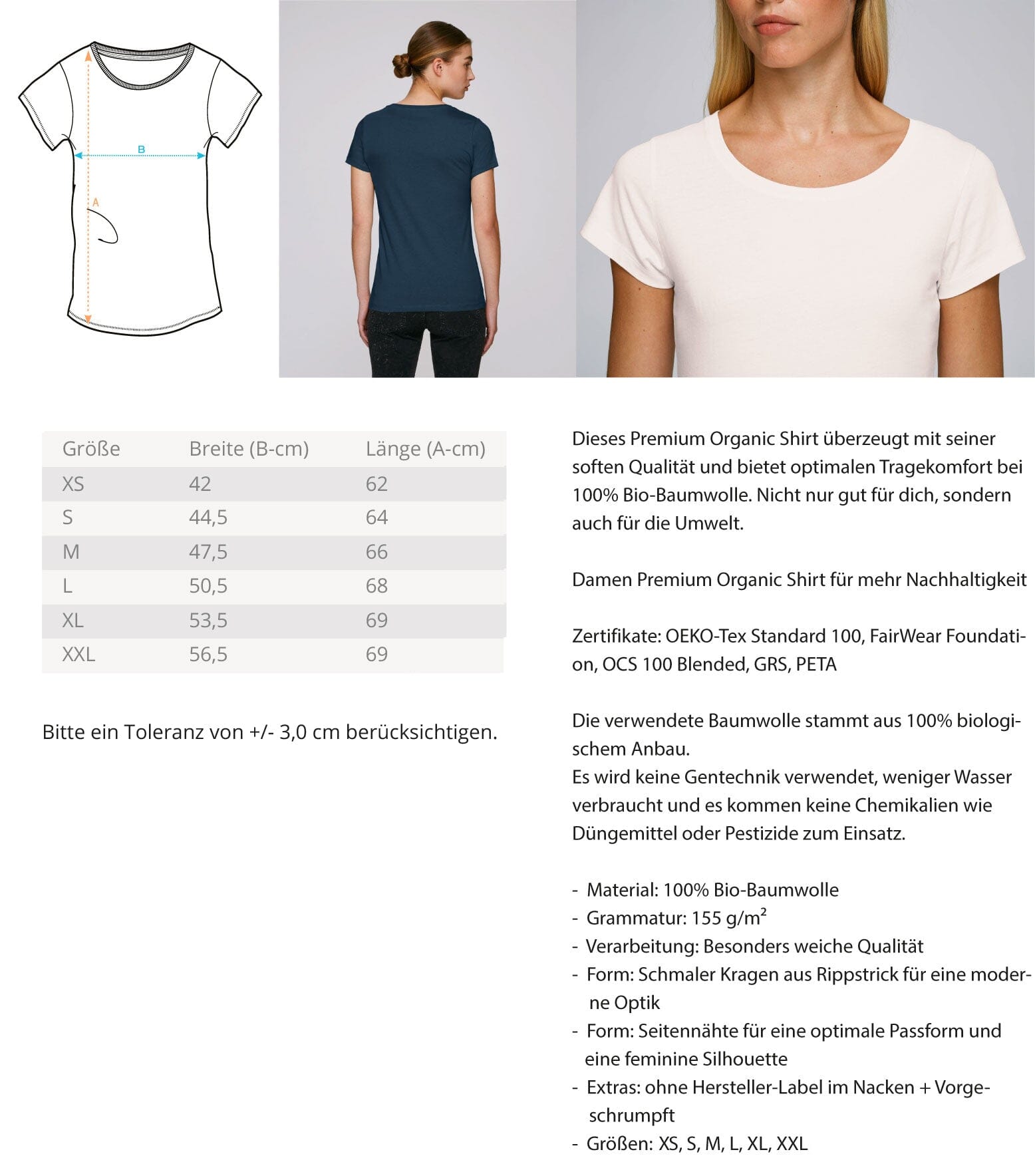 Ein Erdmännchen - Damen Premium Bio Shirt 