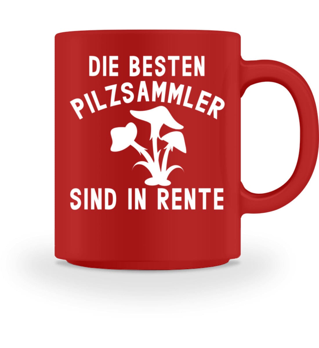 Die besten Pilzsammler sind in Rente - Tasse Red M 