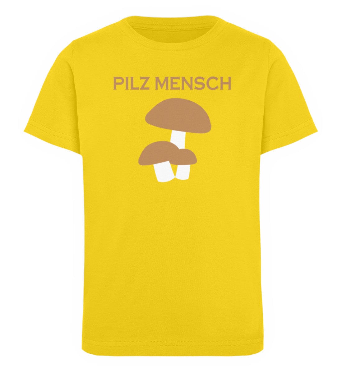 PILZMENSCH - Kinder Bio Shirt Golden Yellow 12/14 (152/164) 