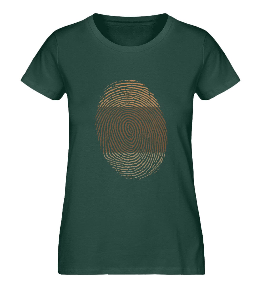Fingerabdruck Holz - Damen Premium Bio Shirt Glazed Green S 