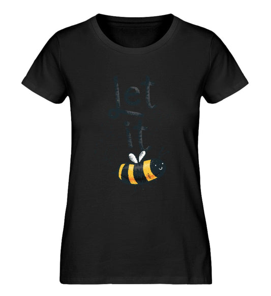 Das Bienchen - Damen Premium Bio Shirt Black XS 