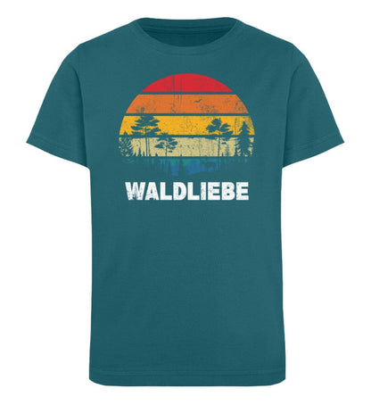 WALDLIEBE - Kinder Bio Shirt Ocean Depth 12/14 (152/164) 