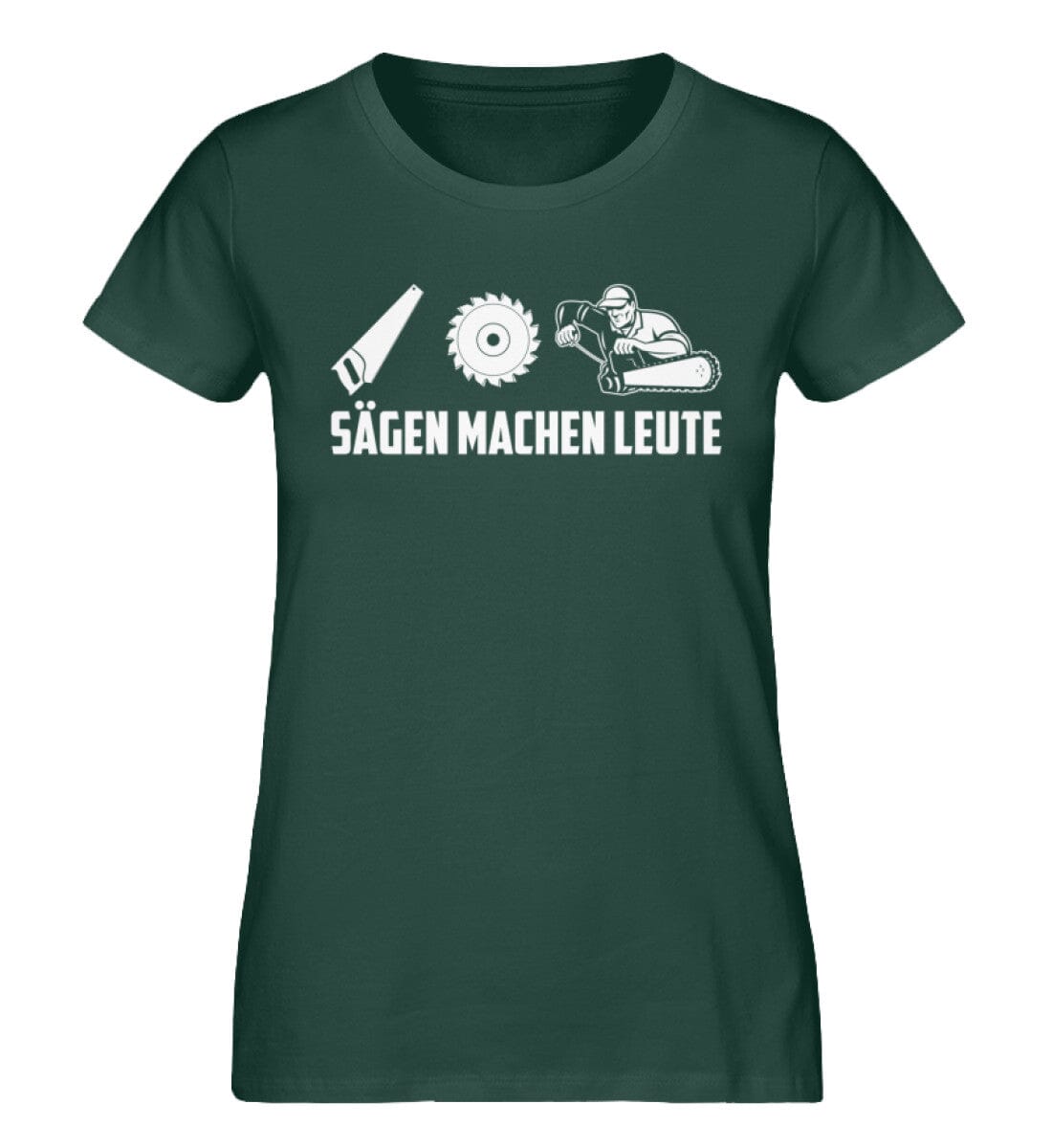 Sägen machen Leute - Damen Premium Bio Shirt Glazed Green S 