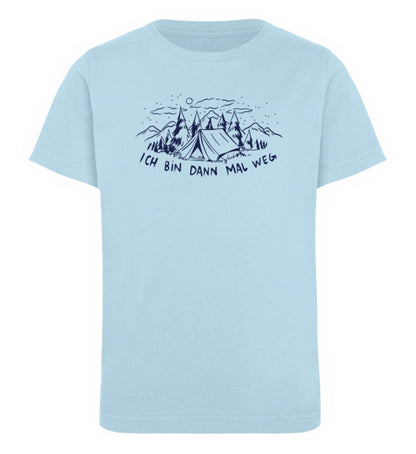 Ich bin dann mal weg - Kinder Bio Shirt Sky Blue 9/11 (134/146) 