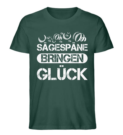 Sägespäne bringen Glück - Unisex Premium Bio Shirt Glazed Green S 