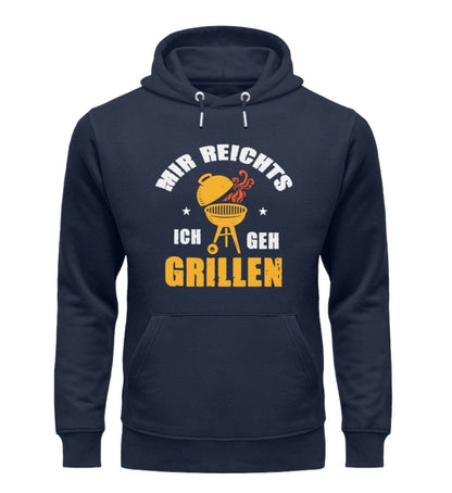 Ich geh grillen - Unisex Premium Bio Hoodie French Navy XS 