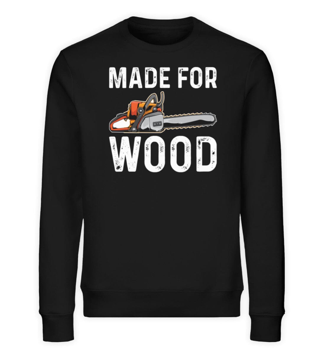 Made for wood - Unisex Bio Sweatshirt Black XS 