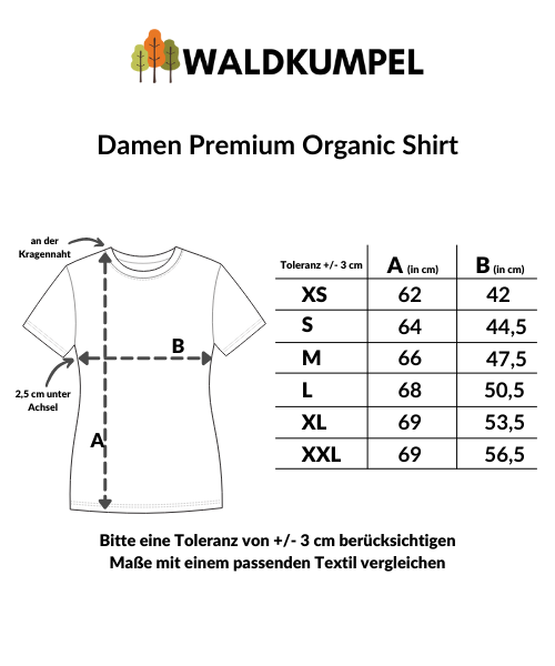 ABCDEFGHOLZ  - Damen Premium Bio Shirt