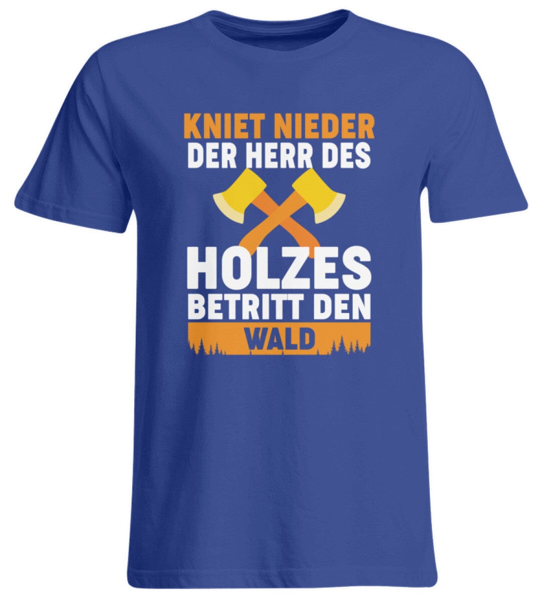 Der Herr des Holzes betritt den Wald - Übergrößenshirt Royal Blue 3XL 