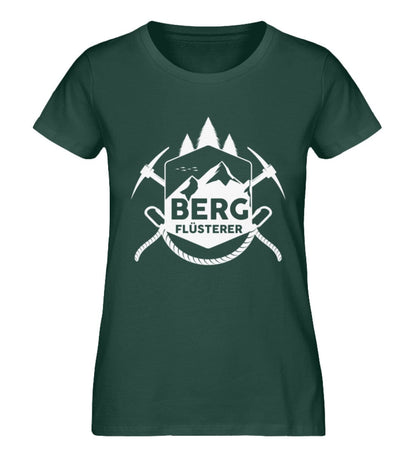 Berg Flüsterer - Damen Premium Bio Shirt Glazed Green S 