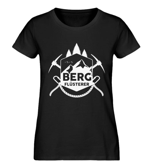 Berg Flüsterer - Damen Premium Bio Shirt Black S 