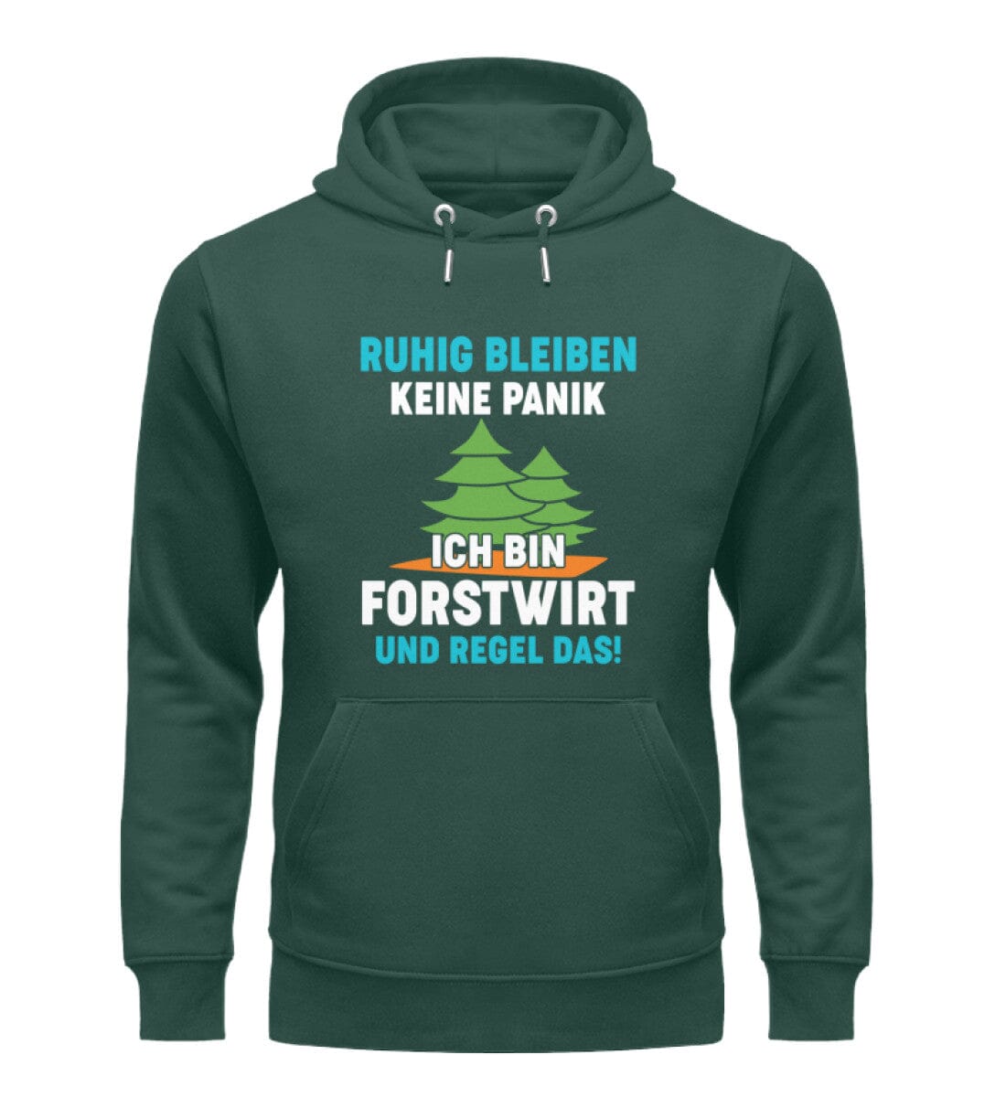 Ich bin Forstwirt und regel das - Unisex Premium Bio Hoodie Glazed Green S 