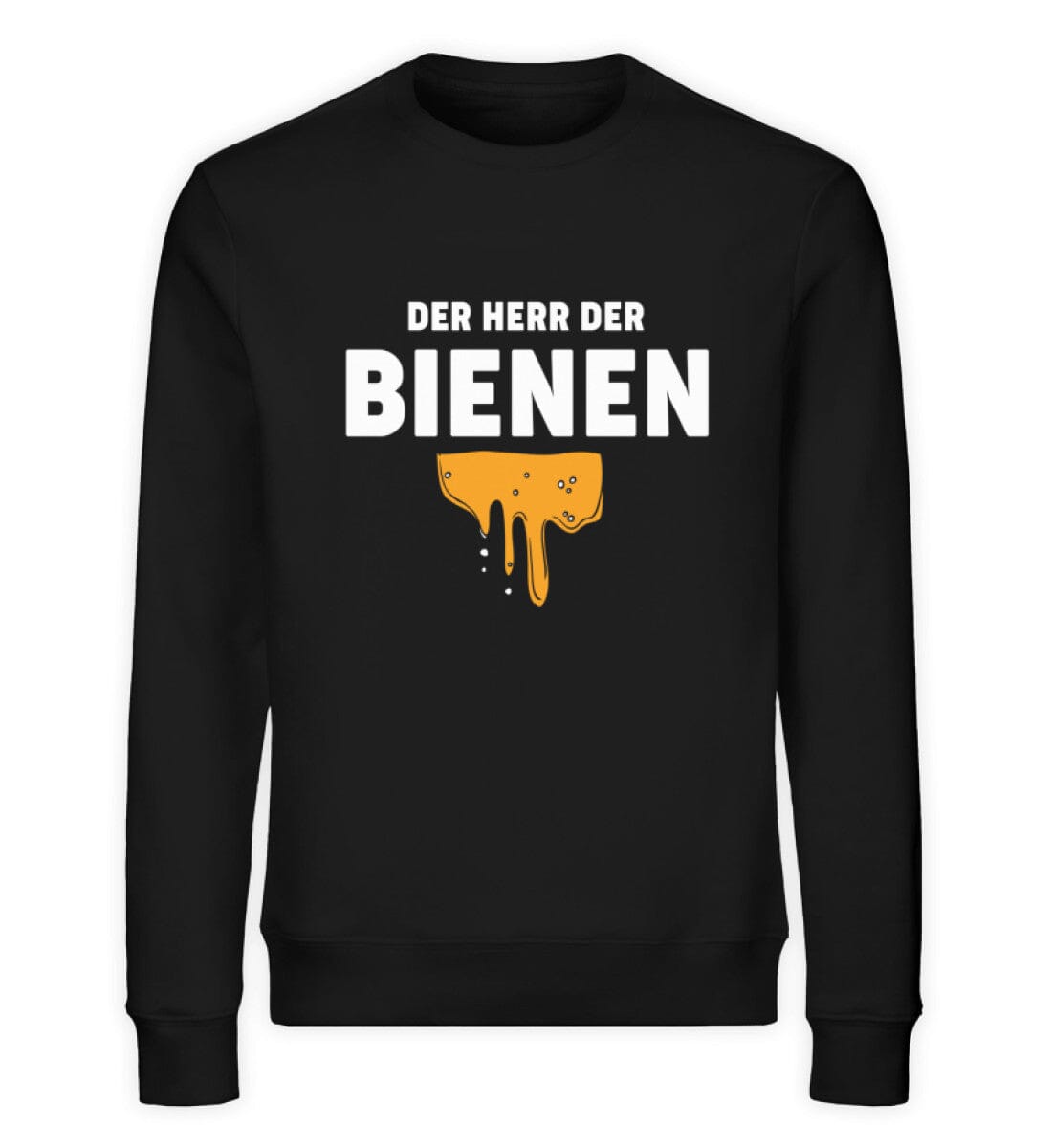 Herr der Bienen - Unisex Bio Sweatshirt Black XS 