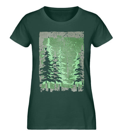 Im Wald - Damen Premium Bio Shirt Glazed Green S 