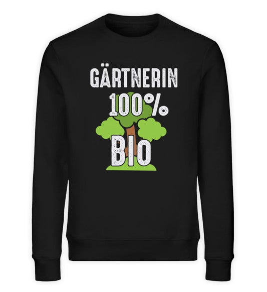 Gärtnerin 100% Bio - Unisex Bio Sweatshirt Black XS 