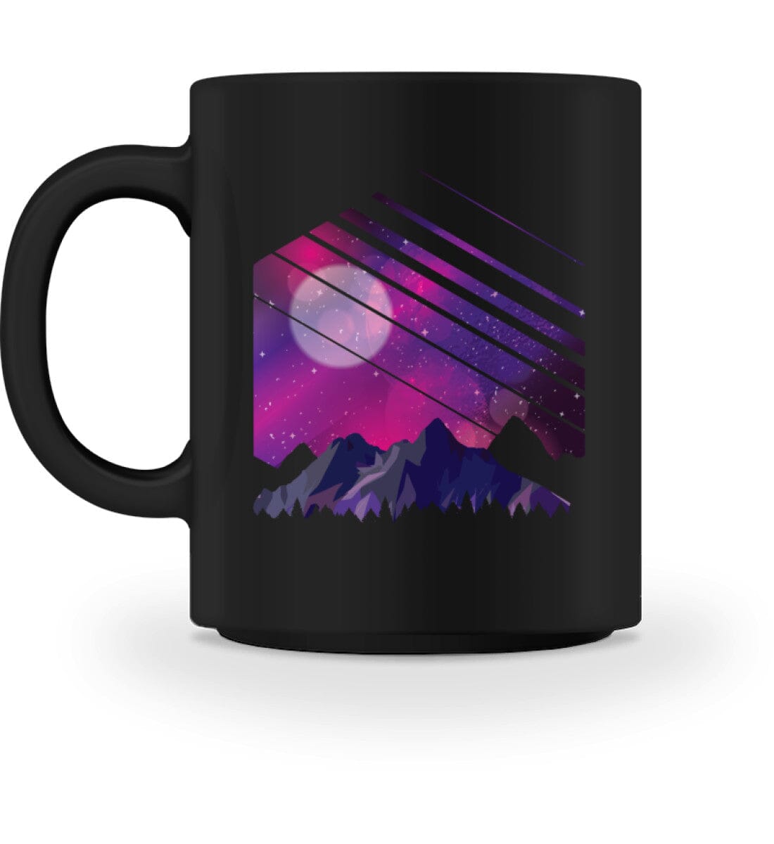 Berge und Galaxie - Tasse 