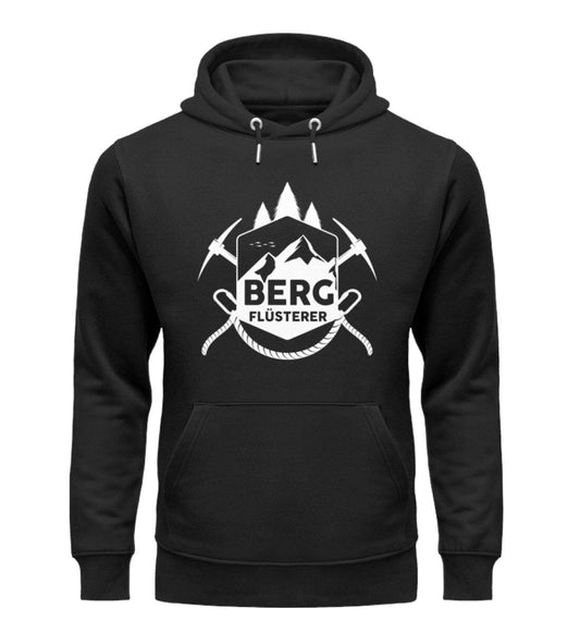 Berg Flüsterer - Unisex Premium Bio Hoodie Black S 