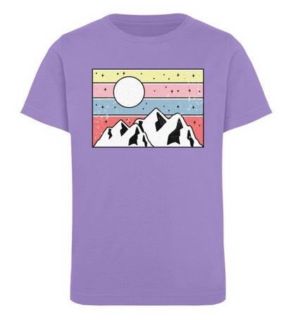 Die Berge und der Mond - Kinder Bio Shirt Lavender Dawn 5/6 (110/116) 