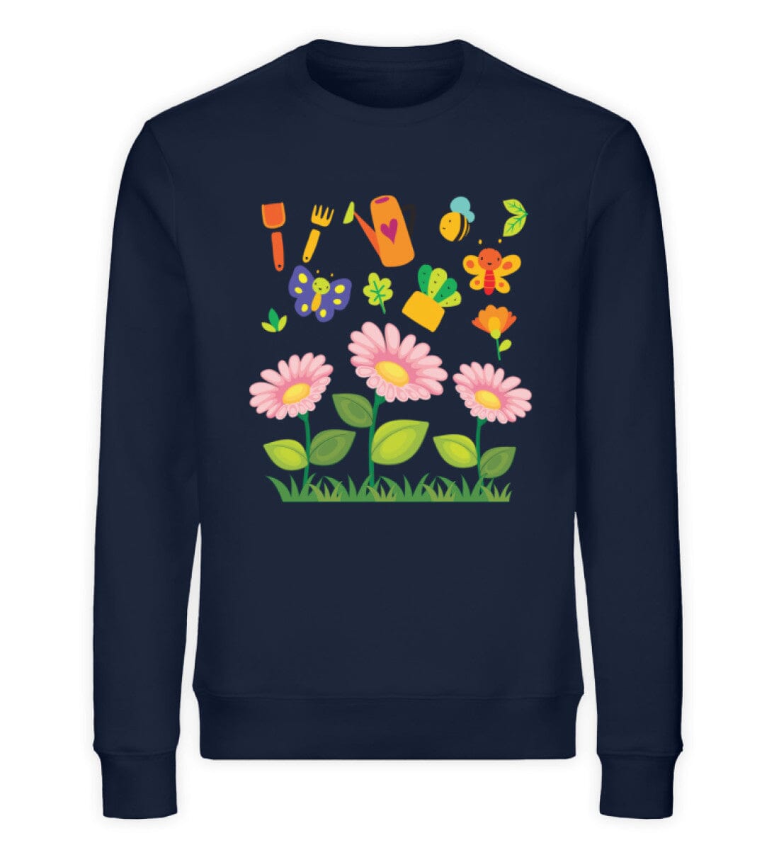 Der Garten - Unisex Bio Sweatshirt French Navy XS 