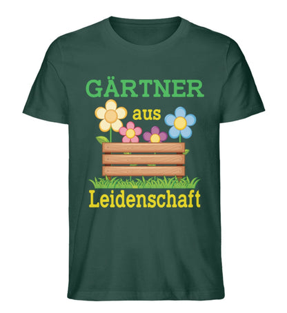 Gärtner aus Leidenschaft - Unisex Premium Bio Shirt Glazed Green S 