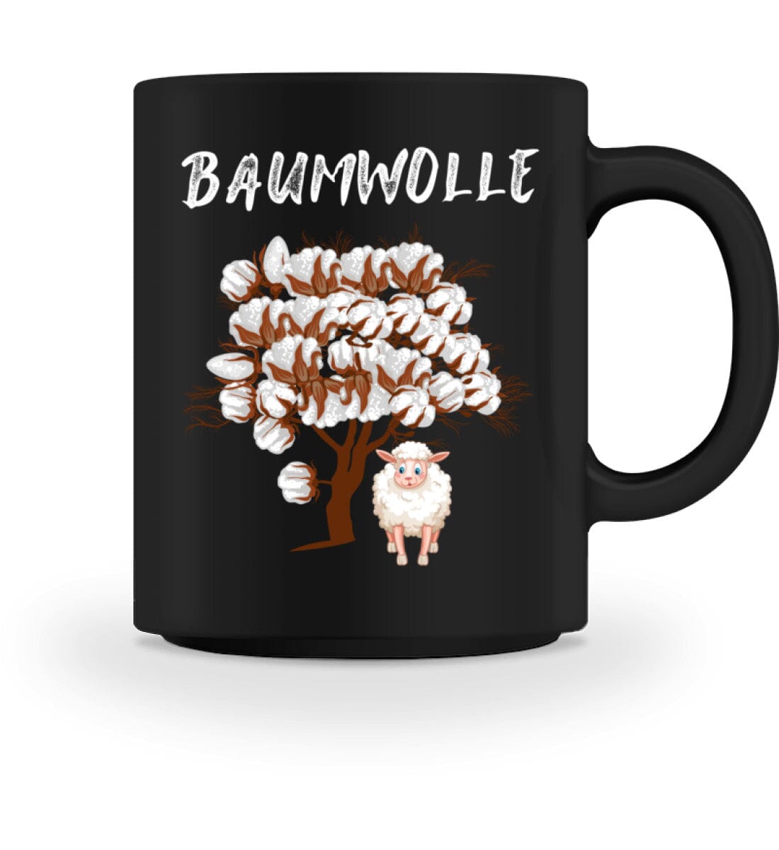 Die Baumwolle - Tasse Black M 