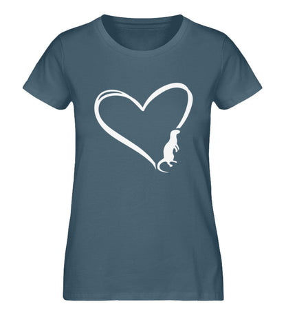 Tier im Herz Otter - Damen Premium Bio Shirt Stargazer S 