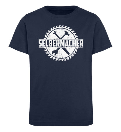 Selbermacher und Heimwerker - Kinder Bio Shirt French Navy 12/14 (152/164) 