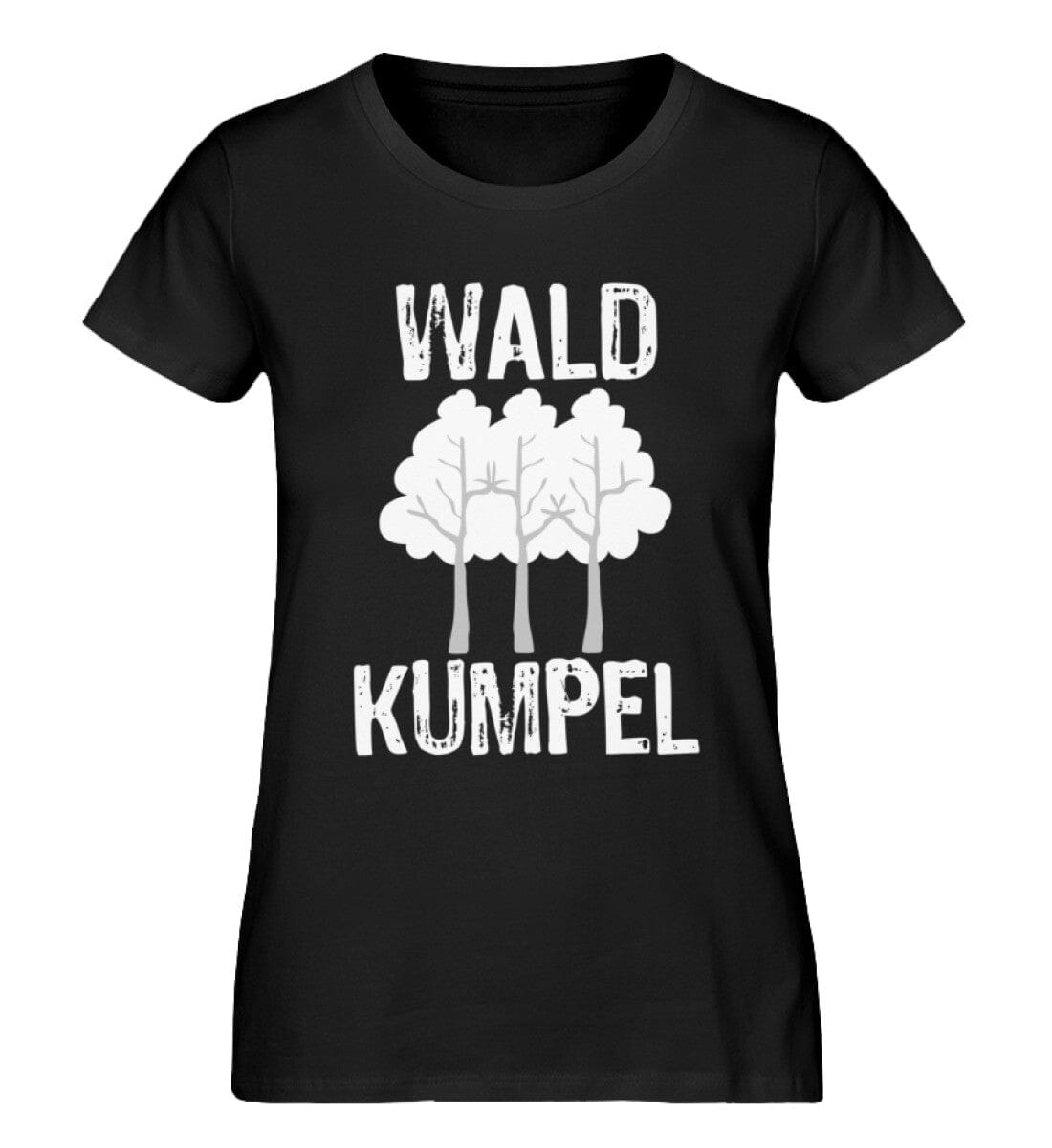 Ein Wald Kumpel - Damen Premium Bio Shirt Black XS 