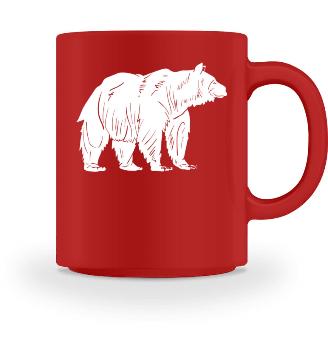 Tier des Waldes Bär gezeichnet - Tasse 