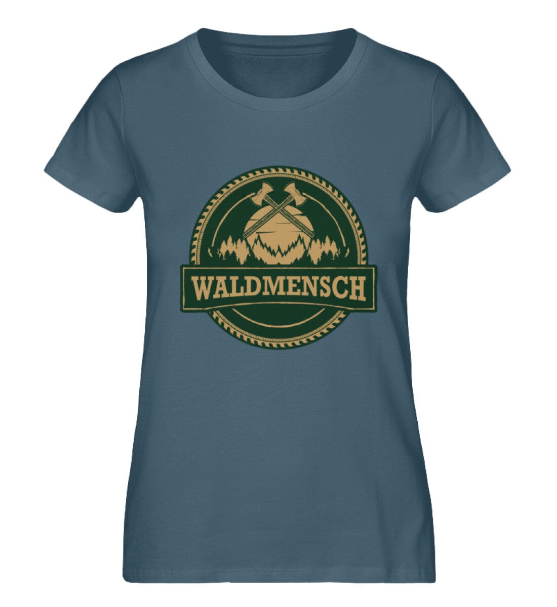 Der Waldmensch - Damen Premium Bio Shirt Stargazer S 