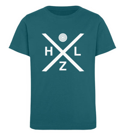 Holz - Kinder Bio Shirt Ocean Depth 12/14 (152/164) 