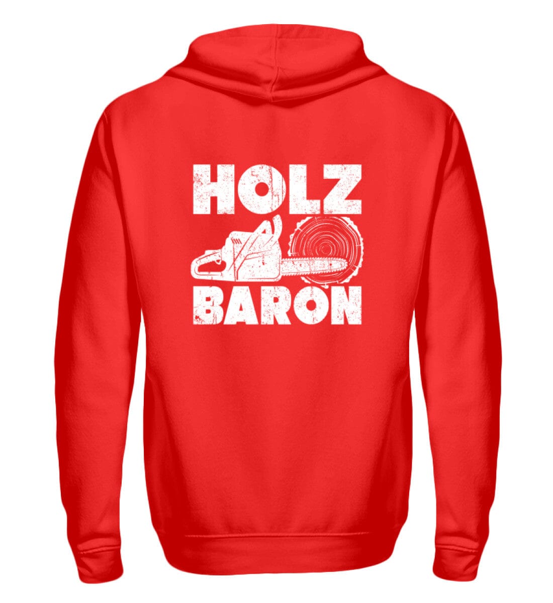 Ein Holz Baron - Zip-Hoodie Rubin Red S 