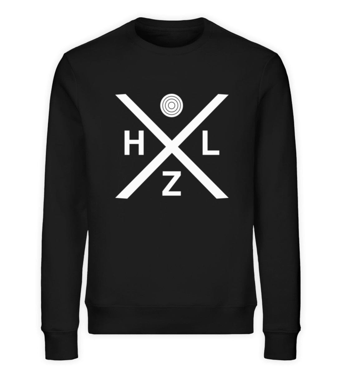 Holz - Unisex Bio Sweatshirt Black XS 