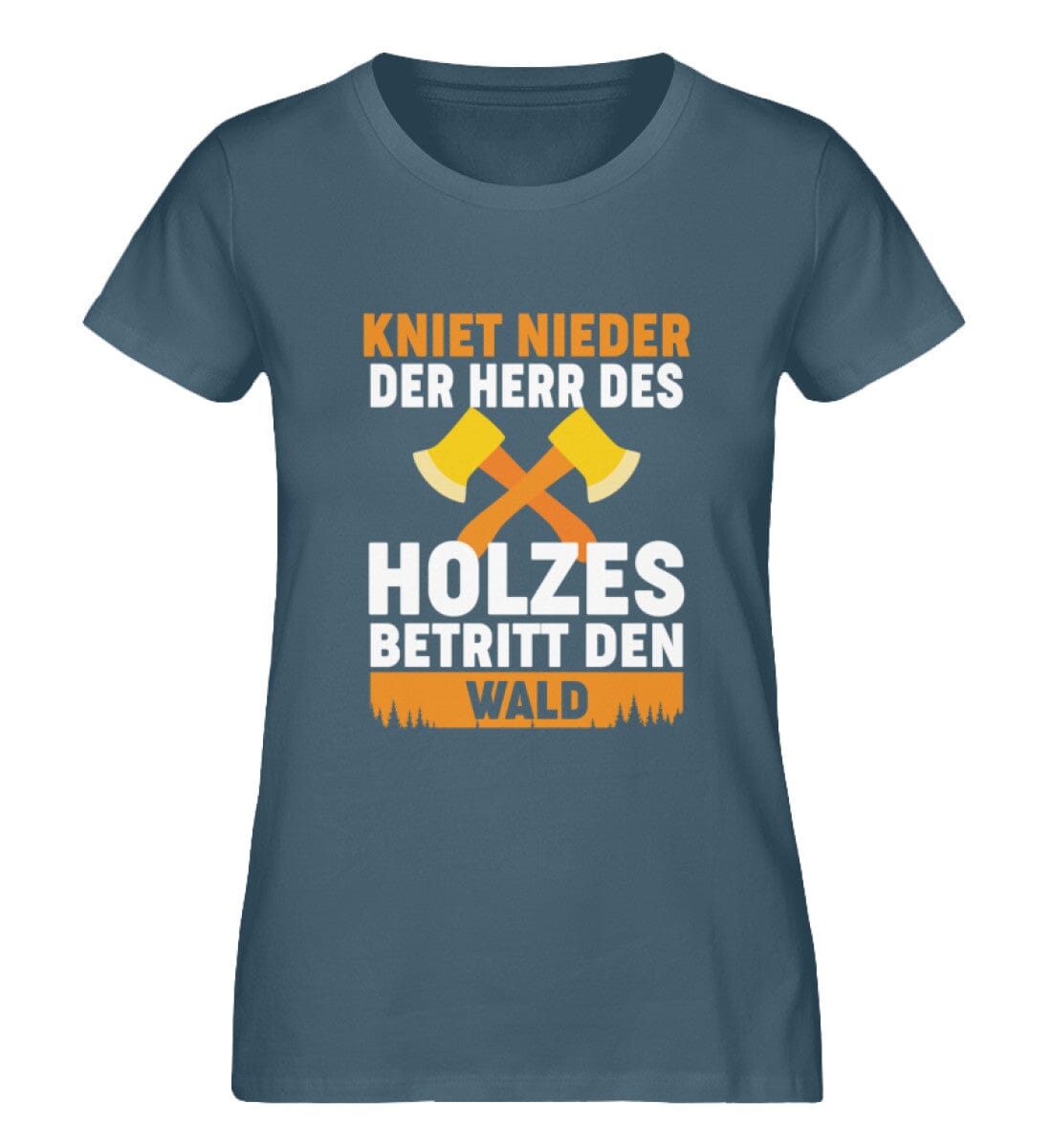 Der Herr des Holzes betritt den Wald - Damen Premium Bio Shirt Stargazer S 