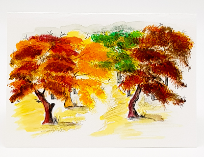 Geburtstags Postkarte 'Vogue' – Handgezeichnete Grußkarte, 10,5 X 14,8 Cm, Chromolux-Karton