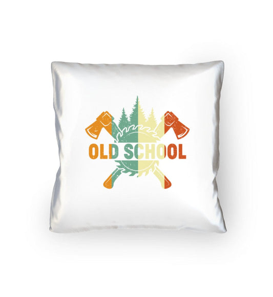 Die alte Schule im Wald - Kopfkissen 40x40cm White 40cm x 40cm 