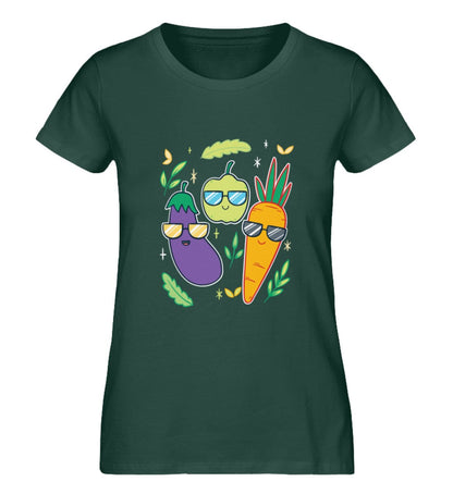 Cooles Gemüse - Damen Premium Bio Shirt Glazed Green S 