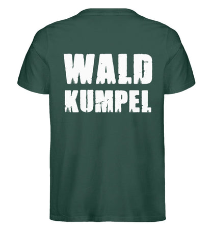Wald Kumpel Rückendruck - Unisex Premium Bio Shirt Glazed Green S 